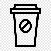 Kaffeetasse, Kaffeekanne, schwarzer Kaffee, Latte symbol