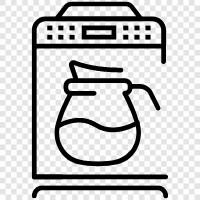 Coffeemaker, Brewer, Brewing, Instant Coffee icon svg