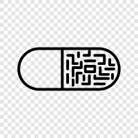 cognitive enhancer, memory enhancer, brain booster, focus enhancer icon svg