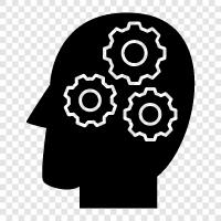 Когнитивная неврология, неврология, когнитивная наука, интеллект Значок svg