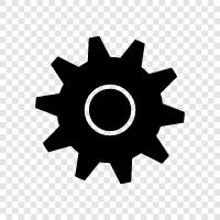 cogwheel, gear, gearbox, gear train icon svg