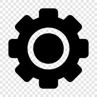 cogwheel, cogitator, computer, calculator icon svg