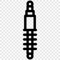 coilover, springs, strut, strut tower icon svg