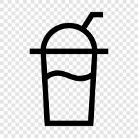 kalter Kaffee, Kaffee, Eiskaffeemaschine, Frappe symbol