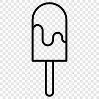 cold, summer, frozen, popsicles icon svg