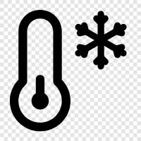 cold temperature, freezing temperature, below freezing temperature, subzero temperature icon svg