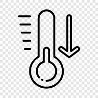 cold temperature, freezing temperature, refrigeration, cryogenic icon svg