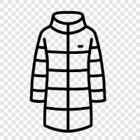 cold weather, coat, windbreaker, mitten icon svg