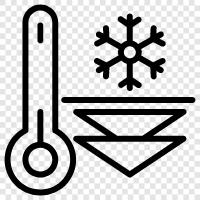 cold weather, winter, ice, snow icon svg