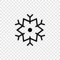 cold, snow, frost, icicles icon svg