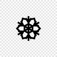 cold, snow, ice, snowflakes icon svg