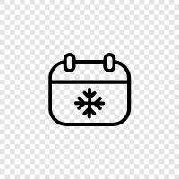 cold, snow, winter sports, Christmas icon svg