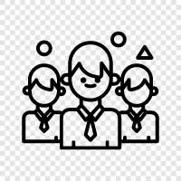 collaboration, productivity, communication, group work icon svg