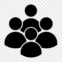 collaboration, cooperation, collective work, collective effort icon svg