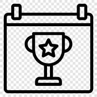 collection, achievements, games, trophies icon svg