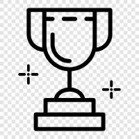 collections, trophies, collectibles, figurines icon svg