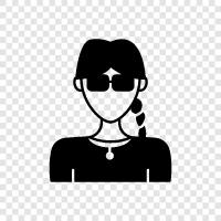 College, University, Student, Young Woman icon svg