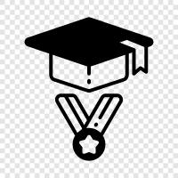 college, university, undergraduate, graduate icon svg