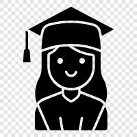 college, high school, school, education icon svg