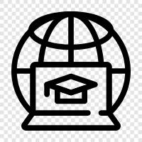 College Website, Online Education, Free Education, Online Colleges icon svg