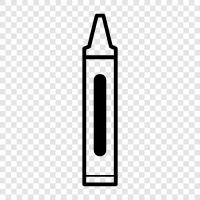 coloring book, crayons, drawing, Crayon icon svg