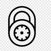 combination padlock, combination lock removal, combination key, combination locksmith icon svg