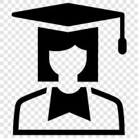 commencement, commencement speaker, graduation speaker, graduation video icon svg