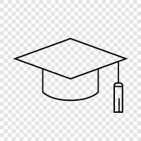 commencement, graduation speeches, graduation photos, graduation attire icon svg