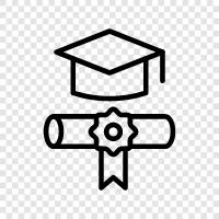 commencement, commencement speech, commencement address, graduation party icon svg