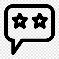 comments, ratings, reviews, compliments icon svg