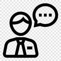 communication, dialogue, discussion, oral communication icon svg