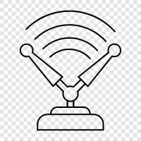 communication, transmission, notification, warning icon svg