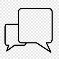 communication, conversation, talking, chat icon svg