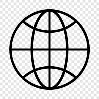 Kommunikation, International, Global, Welt symbol