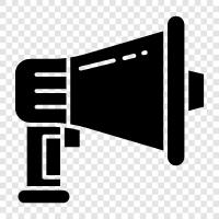 communication, public address, voice, amplification icon svg