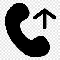 communication, phone, handset, receiver icon svg