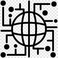 Kommunikation, Internet, Computer, System symbol