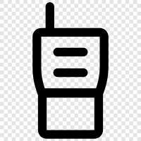 communication, radios, walkie talkie icon svg