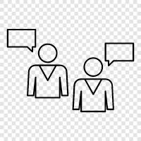 communication, talking, talking to, conversation starters icon svg