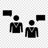 communication, relationships, discussing, listening icon svg