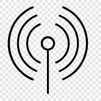 communication, transmission, broadcast, alarm icon svg