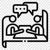 communication, talking to, conversation, dialogue icon svg