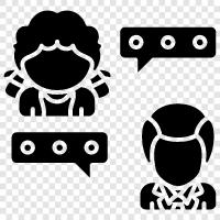 communication skills, communication tools, verbal communication, nonverbal communication icon svg