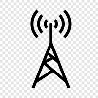 communications, reception, reception range, signal strength icon svg