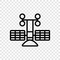 Communications, Satellite TV, Satellite Internet, Satellite Phone icon svg