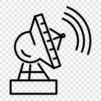 communications, technology, television, broadcasting icon svg