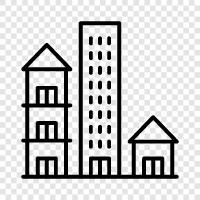 community, neighborhood, town, rural icon svg