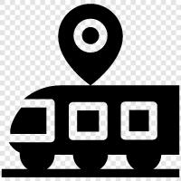 commuter rail, rail transit, transit, public transportation icon svg