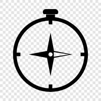 Compass Rose, Navigation, GPS, Maps icon svg