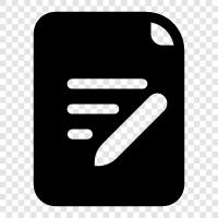 compose a document, write a document, writing a document, compose document icon svg